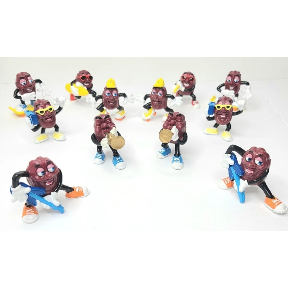 Hardees California Raisins figures Lot of 12 Vintage